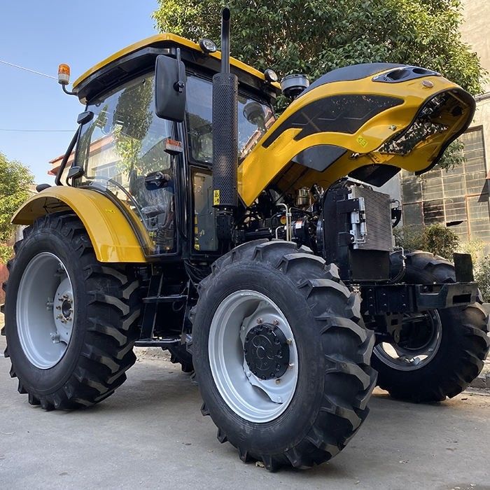 Nouveau tracteur agricole à engrenage 2024 110 ch 120 ch tracteur à roues avec boîte de vitesses