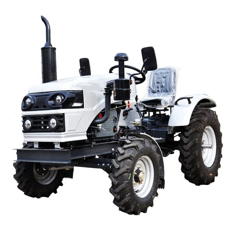 Tracteur agricole à 2 roues motrices de 12 à 24 chevaux avec entraînement à la ceinture moteur diesel à refroidissement par eau à 4 temps