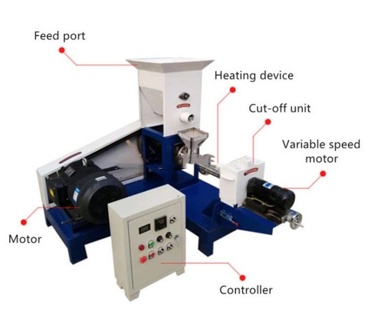 Appareil d'extrusion de poudre de maïs mini sans effort Petite machine à snacks avec moteur