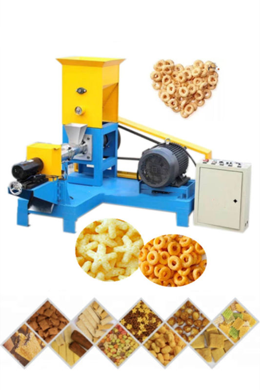 Appareil d'extrusion de poudre de maïs mini sans effort Petite machine à snacks avec moteur
