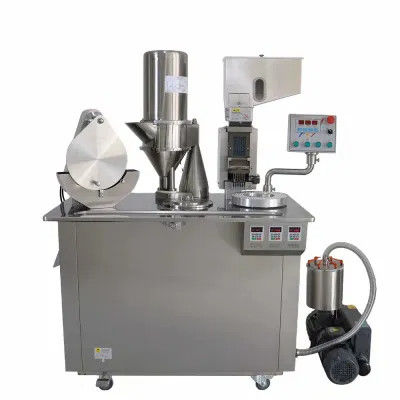 Taille 4 Taille 5 Machine de remplissage de capsules en poudre 10000-25000 pièces/heure Vitesse
