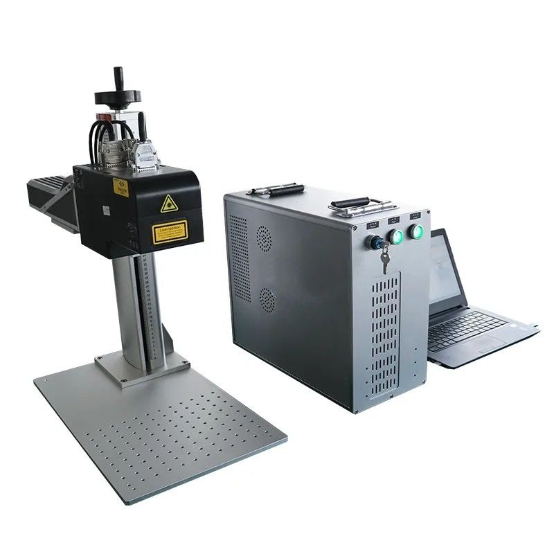 Machine de marquage laser à focalisation dynamique 3D couleur 100W Mopa JPT