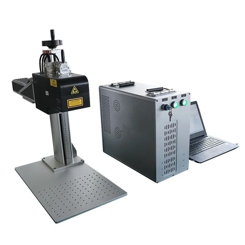Machine de marquage laser à focalisation dynamique 3D couleur 100W Mopa JPT