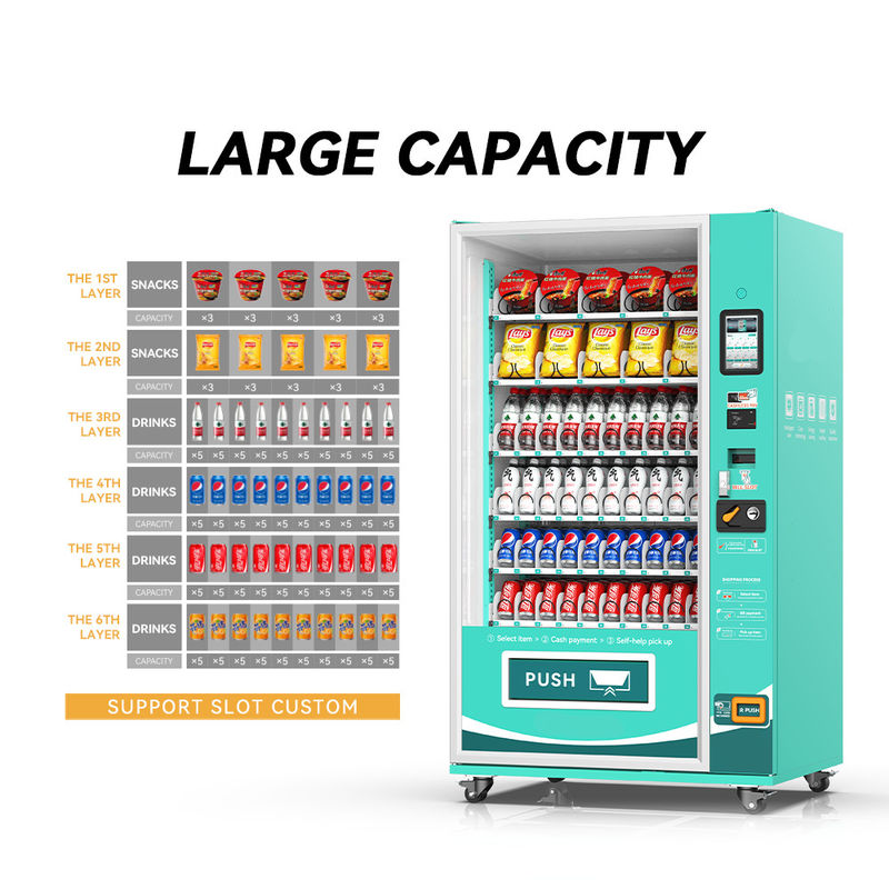Conception personnalisée Machines à vendre en vrac en Chine Machines à vendre commerciales Touche pour les aliments et les boissons