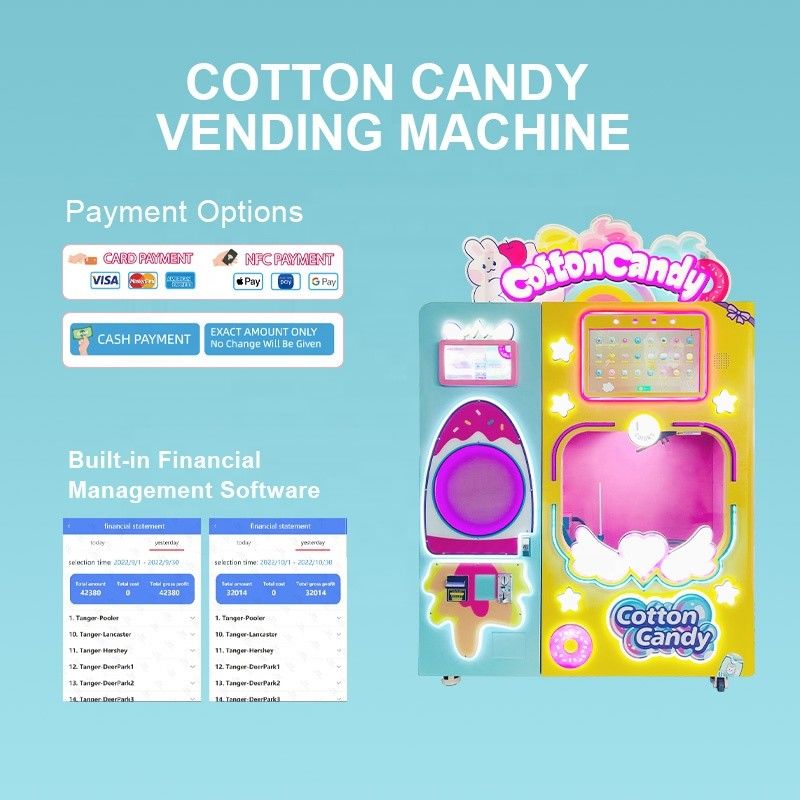 Machine automatique à coton à sucre 220V-240V pour la production de matières premières