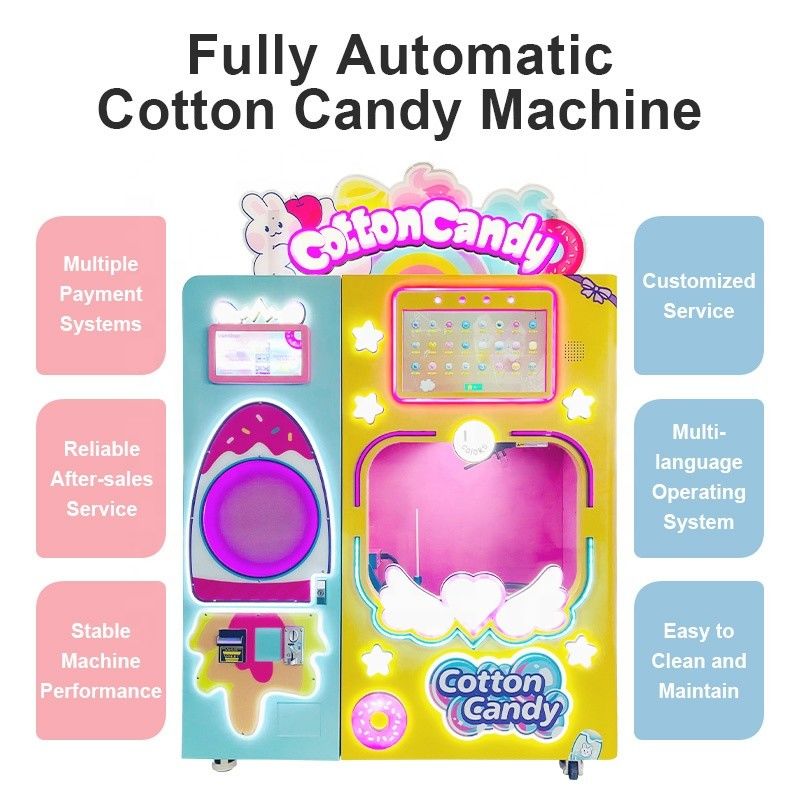 Machine automatique à coton à sucre 220V-240V pour la production de matières premières