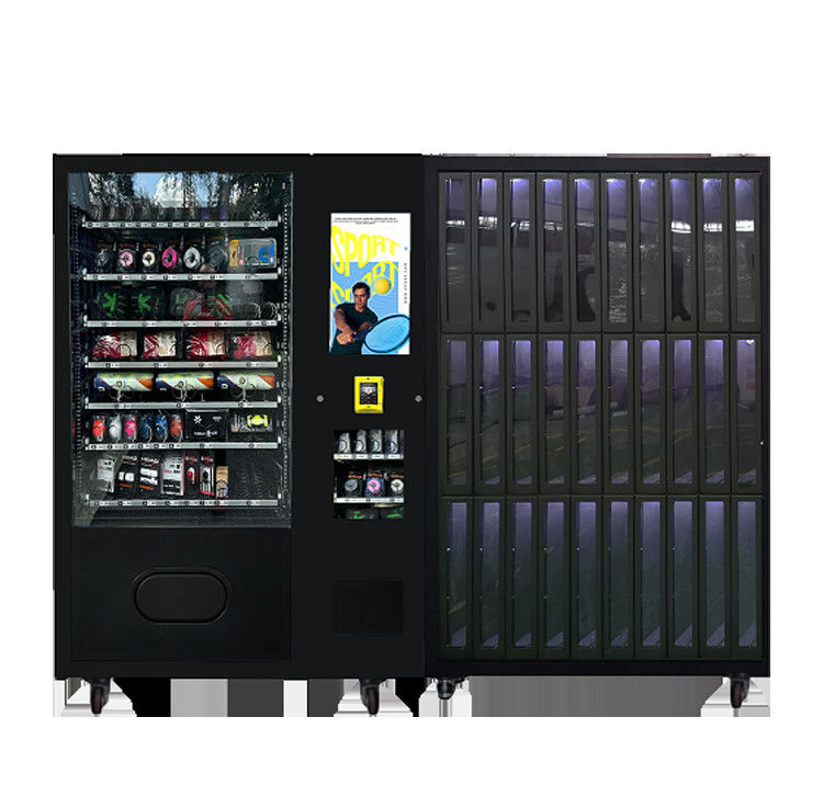 La machine à vendre de produits pour animaux de compagnie pour chiens et chats, machine spirale + casier deux en un micron intelligent