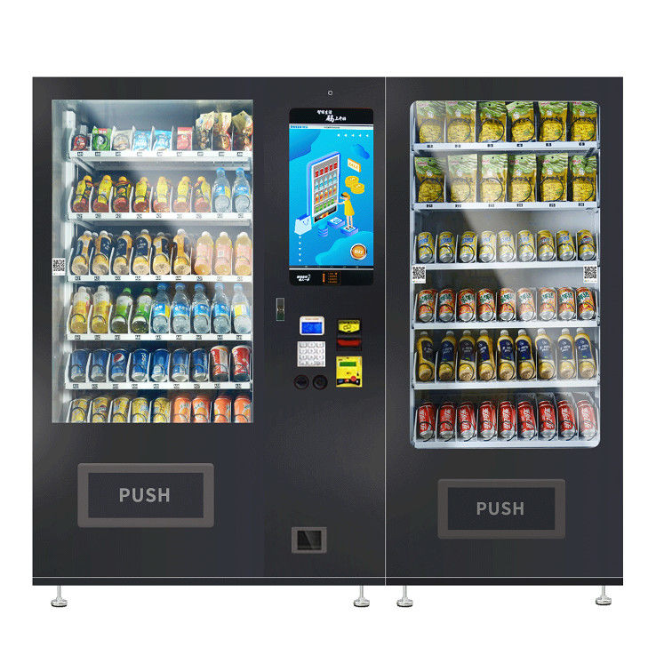 La machine à vendre de produits pour animaux de compagnie pour chiens et chats, machine spirale + casier deux en un micron intelligent