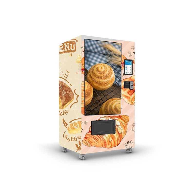 50W Automatique Pain Snack Produits alimentaires et boissons Machines à vendre Qr Pay