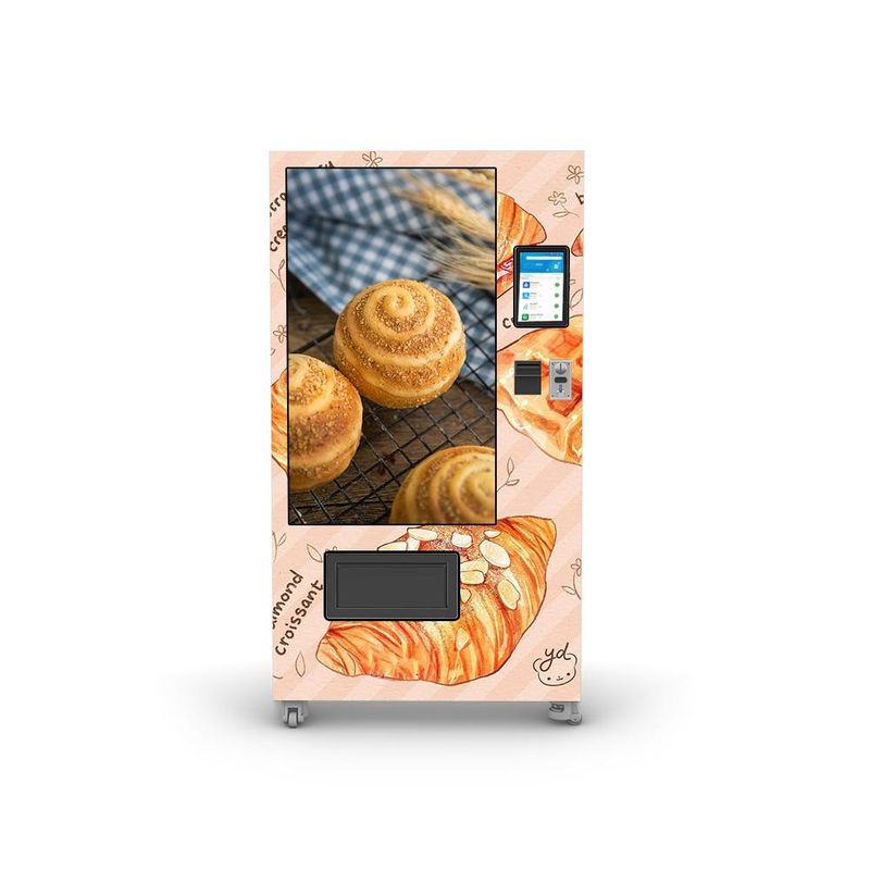 50W Automatique Pain Snack Produits alimentaires et boissons Machines à vendre Qr Pay