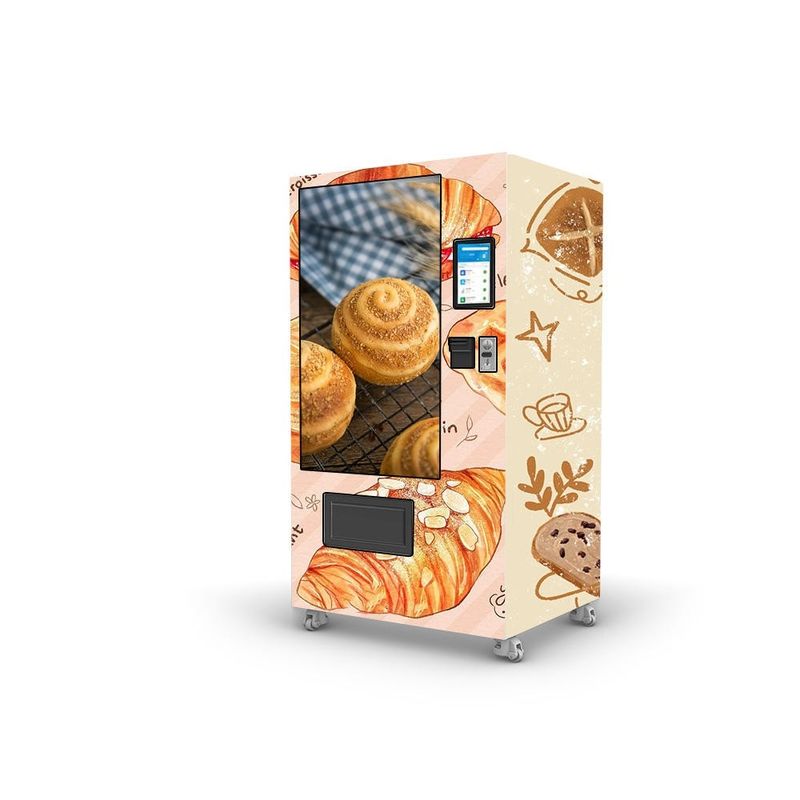 50W Automatique Pain Snack Produits alimentaires et boissons Machines à vendre Qr Pay