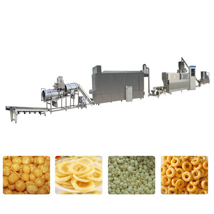 Ligne de production de collations entièrement automatique machine à manger à tension 380V/220V/110V