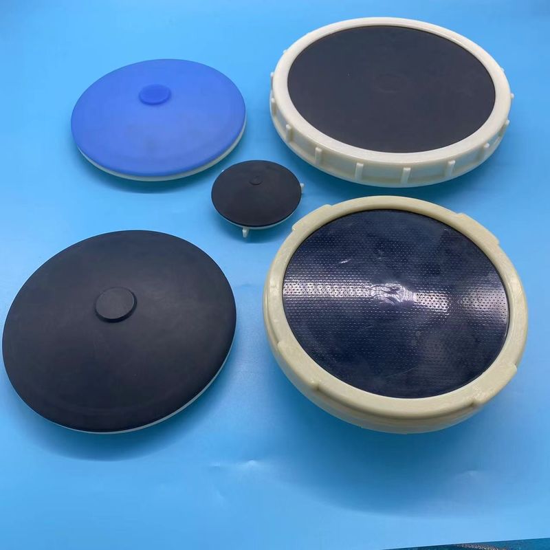 Diffuseur à haute teneur en oxygène Nano Micro Bubble Aération Head Trays Plaque plate Disque type Diaphragme Disque Aérateur