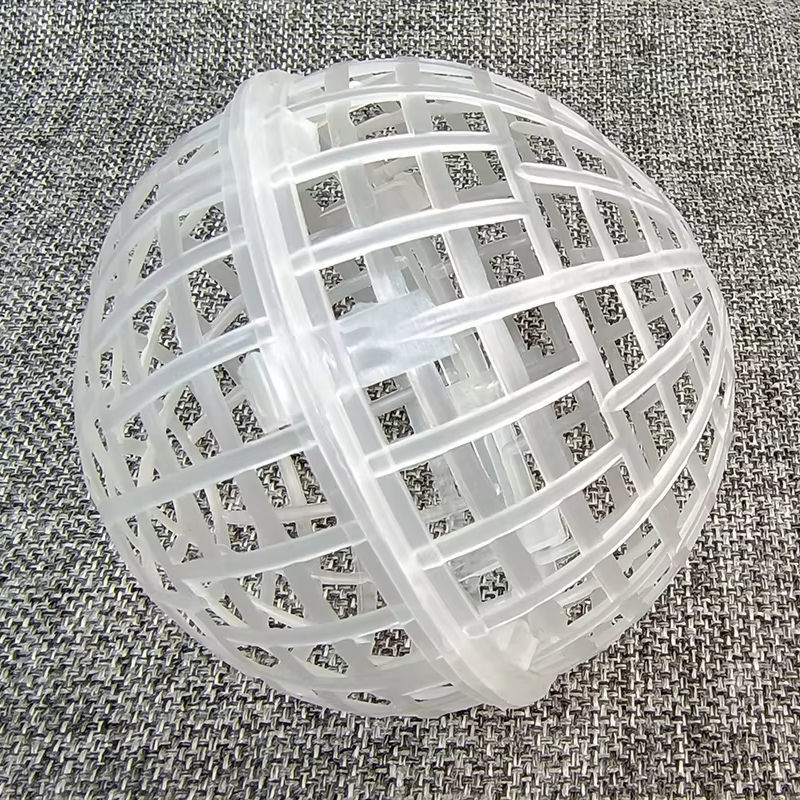 Éponge en polyuréthane poreux Boule de cage flottante creuse Boule de remplissage biologique en suspension